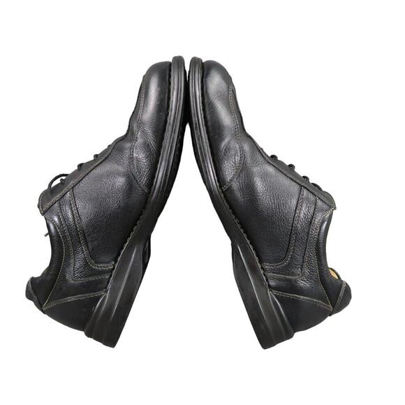 Johnston & Murphy Shoes Men 10 Oxford Leather Shuler Athletic Black Comfort Work - Picture 11 of 16